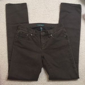 New, no tags Ralph Lauren Brown denim pants/jeans
